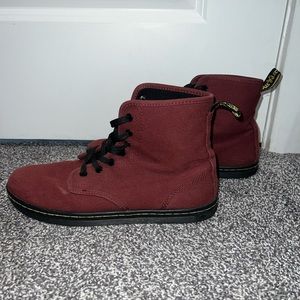 Dr. Martens Shoreditch Boots Cherry Red Women's Size 10
